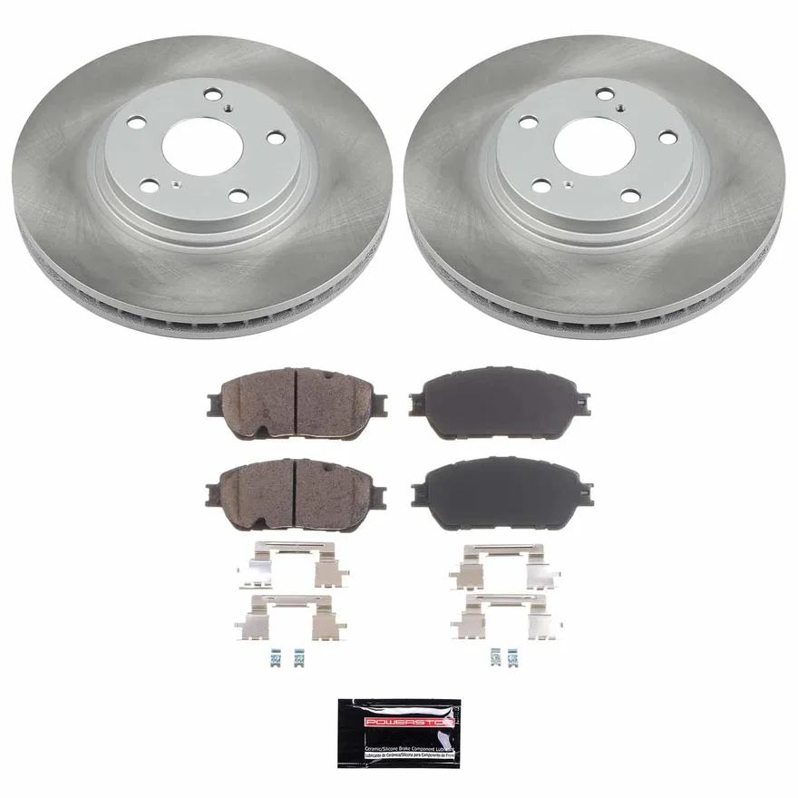 Front SEMI-COATED ROTOR KIT for Lexus