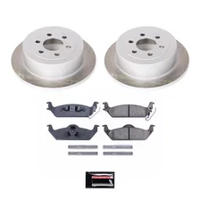 Rear SEMI-COATED ROTOR KIT for Dodge Dakota image 1