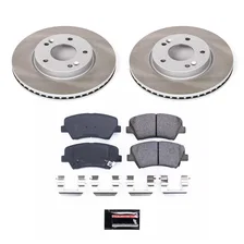 Front SEMI-COATED ROTOR KIT image 1