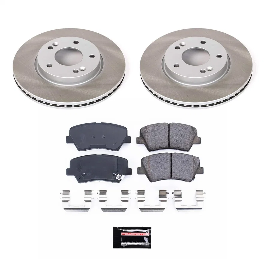 Front SEMI-COATED ROTOR KIT