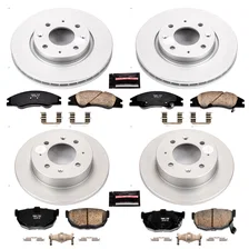 Front and Rear Z17 COATED BRAKE KIT for Kia image 2