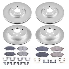 Front and Rear Z17 COATED BRAKE KIT for INFINITI image 2