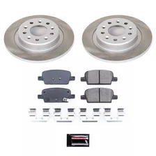 Rear SEMI-COATED ROTOR KIT for Chevrolet Malibu image 1