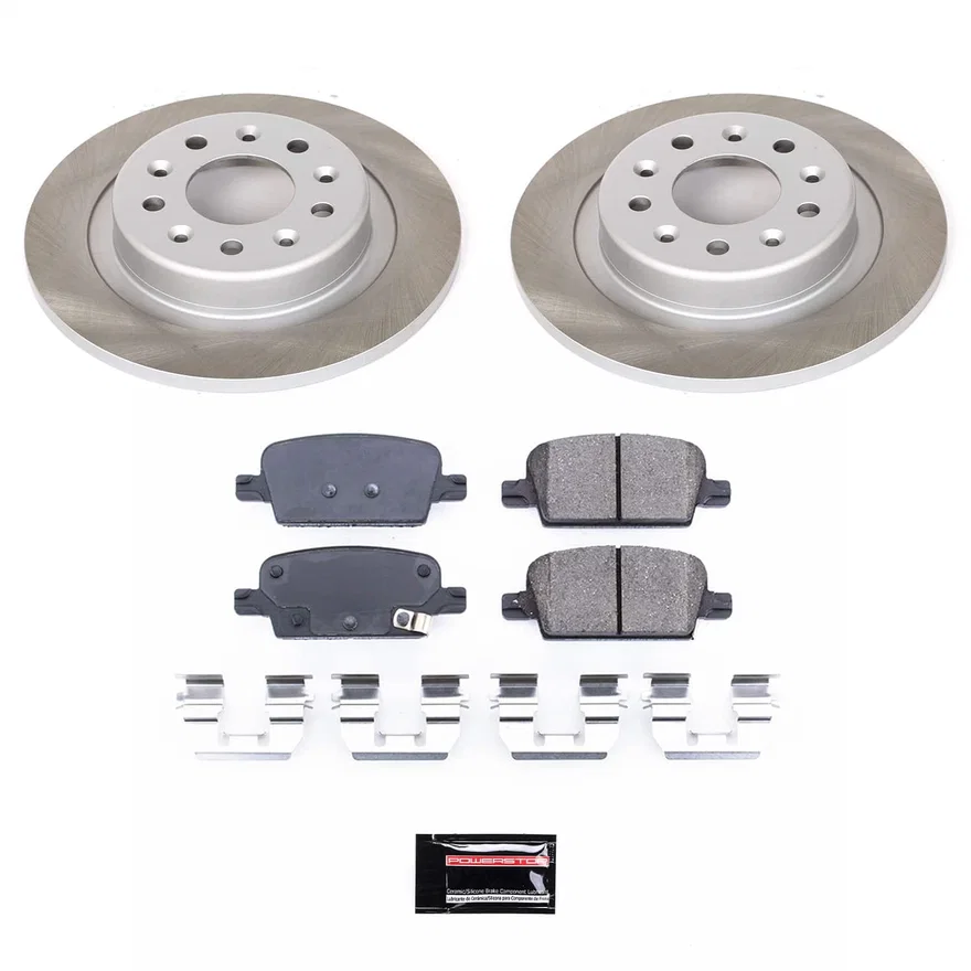 Rear SEMI-COATED ROTOR KIT for Chevrolet Malibu