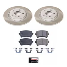 Rear SEMI-COATED ROTOR KIT for Audi image 1