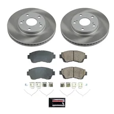 Front SEMI-COATED ROTOR KIT for Toyota Camry image 1