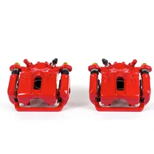 Rear RED CALIPER PAIR W/BRKT for Acura TL image 2