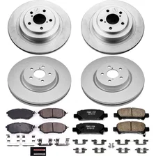 Front and Rear Z17 COATED BRAKE KIT for Subaru Legacy image 2