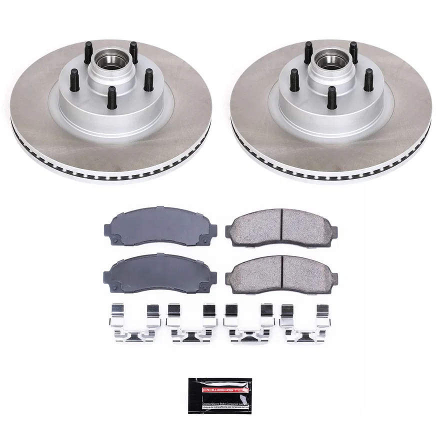 Front SEMI-COATED ROTOR KIT