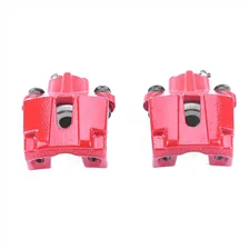 Rear RED CALIPER PAIR W/O BRKT image 2