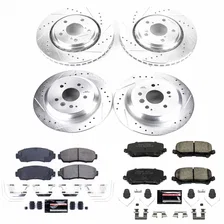 Front and Rear Z23 EVOLUTION BRAKE KIT for Honda Passport image 2