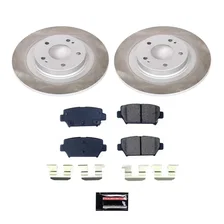 Rear SEMI-COATED ROTOR KIT for Mitsubishi Eclipse Cross image 1