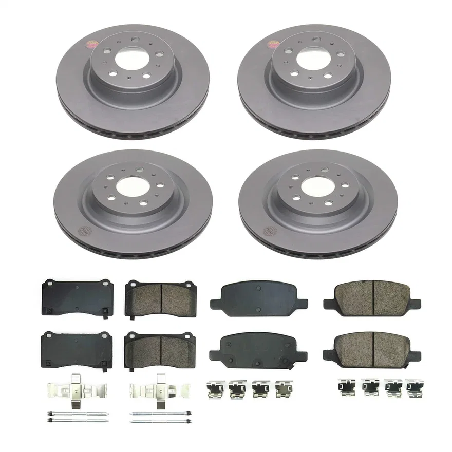 Front and Rear Z17 COATED BRAKE KIT for Tesla 3