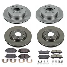 Front and Rear AUTOSPECIALTY BRAKE KIT for Nissan image 2