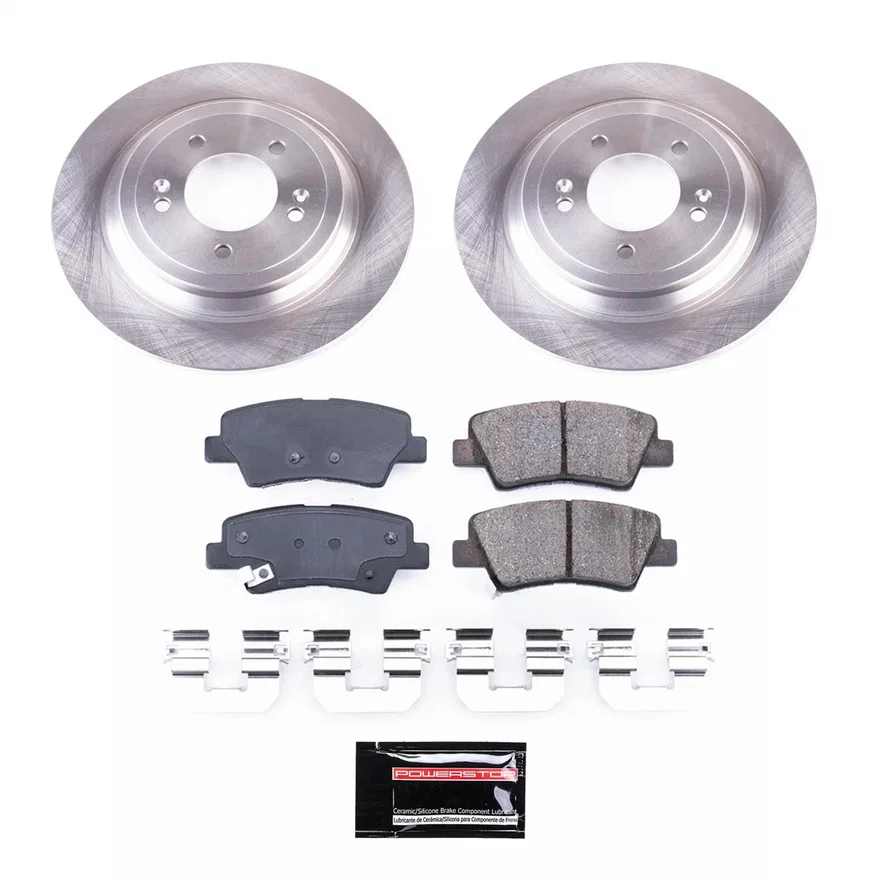 Rear SEMI-COATED ROTOR KIT