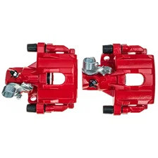 Rear RED CALIPER PAIR W/BRKT for Mazda 3 image 4