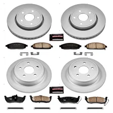 Front and Rear Z17 COATED BRAKE KIT for Jeep image 2