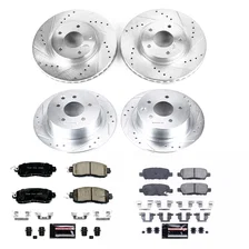 Front and Rear Z23 EVOLUTION BRAKE KIT for Nissan Altima image 2