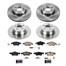 Front and Rear AUTOSPECIALTY BRAKE KIT for Mercedes-Benz E250 image 2