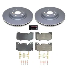 Front Z17 COATED BRAKE KIT for Chevrolet Corvette image 2