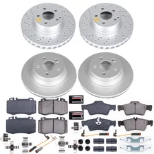 Front and Rear Z23 COATED BRAKE KIT for Mercedes-Benz E500 image 2