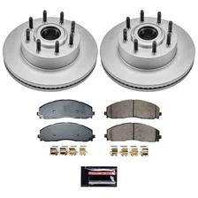 Front Z17 COATED BRAKE KIT for Ford F-350 Super Duty image 2