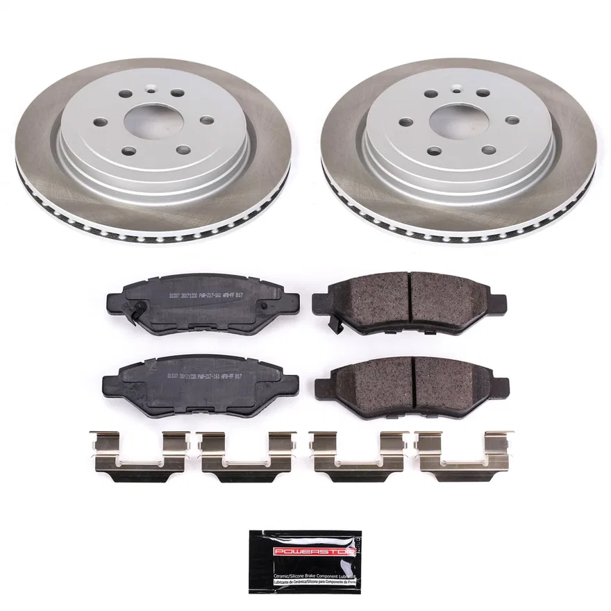 Rear SEMI-COATED ROTOR KIT