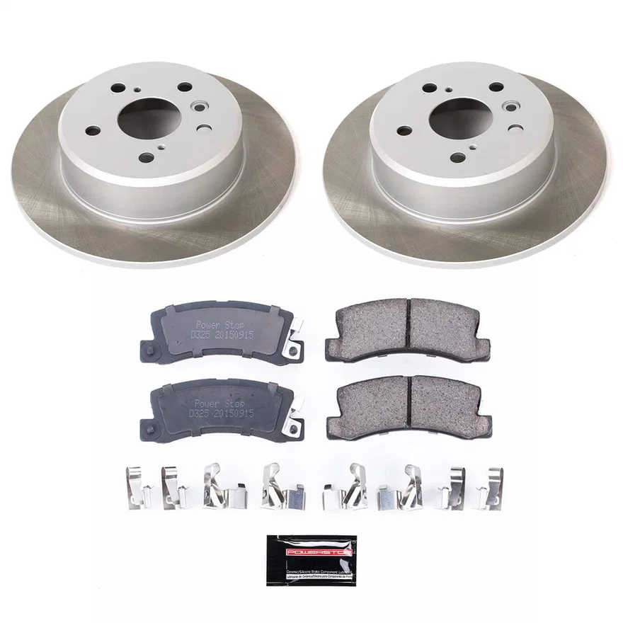 Rear SEMI-COATED ROTOR KIT for Lexus