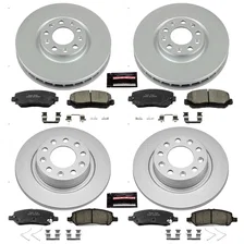 Front and Rear Z17 COATED BRAKE KIT for Dodge Dart image 2