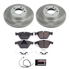 Front SEMI-COATED ROTOR KIT for BMW 328i image 1