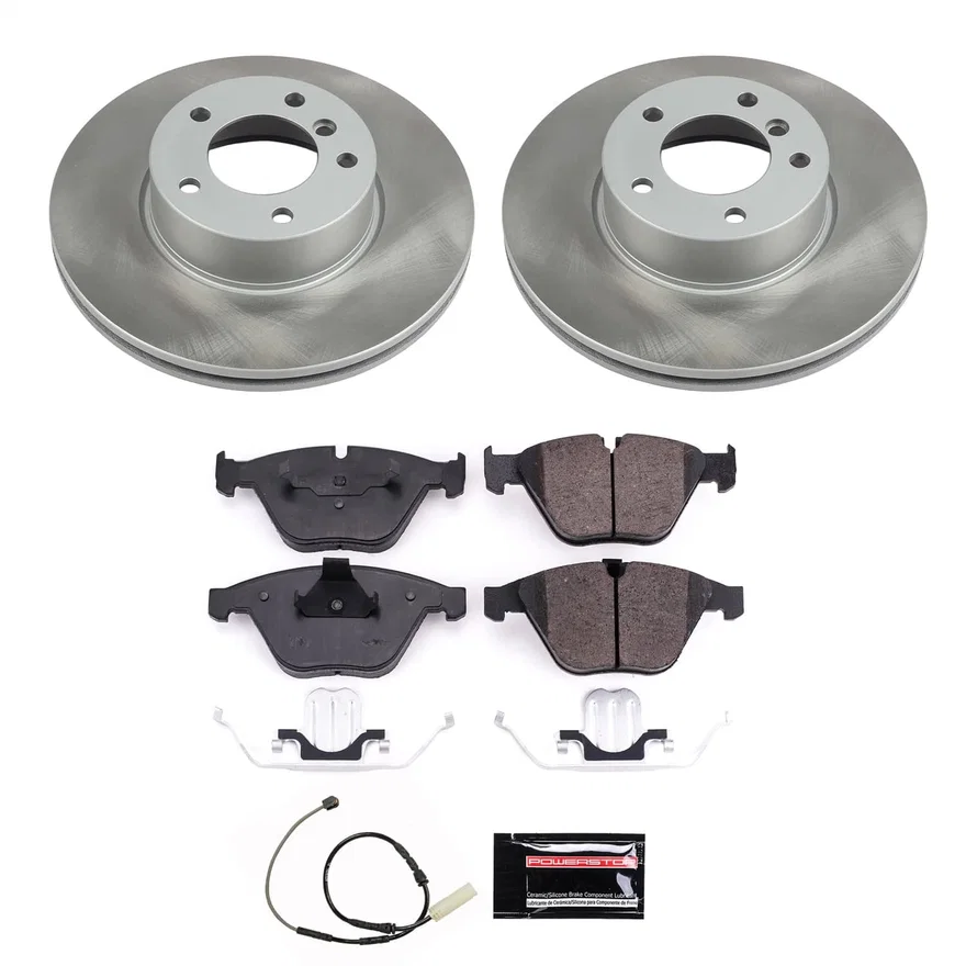Front SEMI-COATED ROTOR KIT for BMW 328i