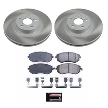 Front SEMI-COATED ROTOR KIT for Subaru image 1