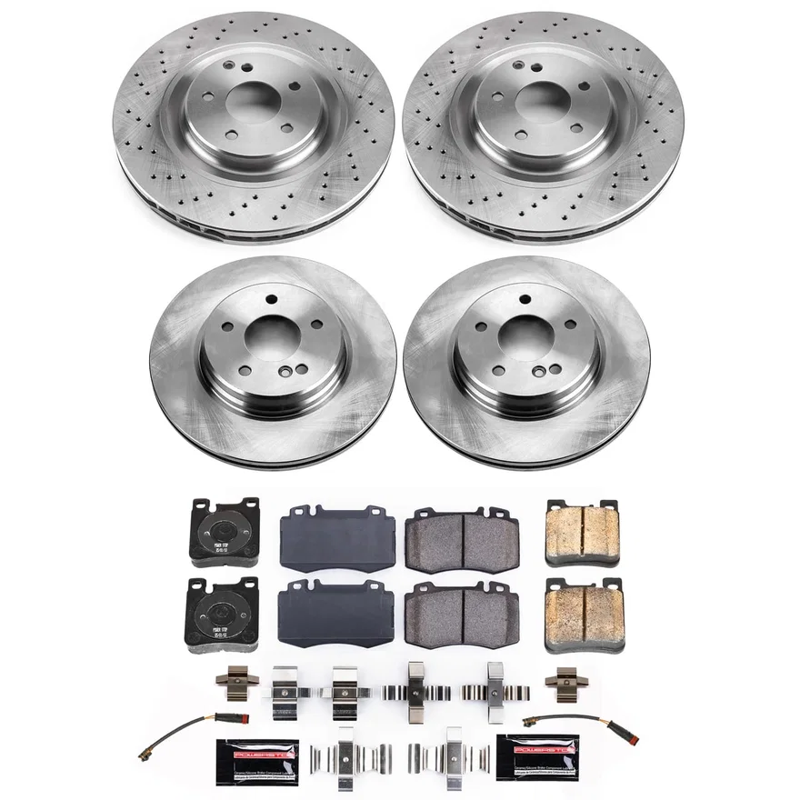 Front and Rear AUTOSPECIALTY BRAKE KIT for Mercedes-Benz SLK55 AMG