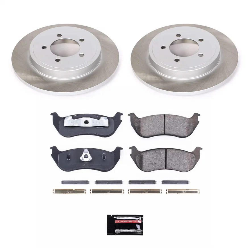 Rear SEMI-COATED ROTOR KIT