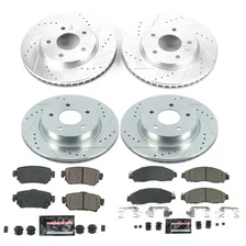 Front and Rear Z23 EVOLUTION BRAKE KIT for Nissan LEAF image 2