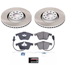 Front SEMI-COATED ROTOR KIT for Audi A4 image 1