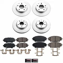 Front and Rear Z17 COATED BRAKE KIT for Mazda 3 image 2
