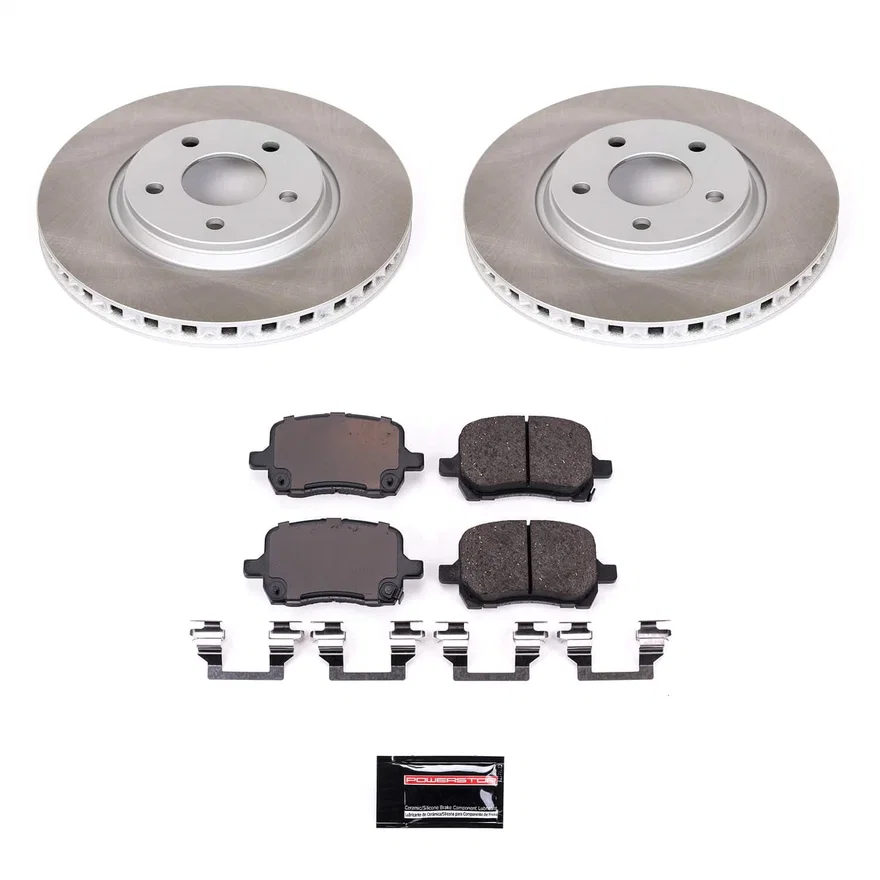 Front SEMI-COATED ROTOR KIT