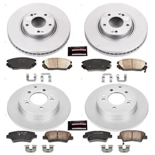 Front and Rear Z17 COATED BRAKE KIT for Hyundai Azera image 2