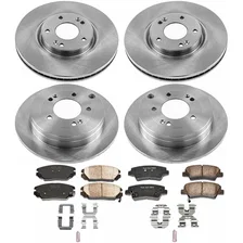 Front and Rear AUTOSPECIALTY BRAKE KIT for Kia Amanti image 2