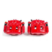 Front RED CALIPER PAIR W/BRKT for Subaru image 2