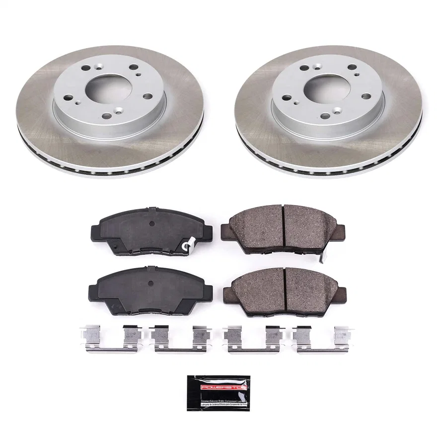 Front SEMI-COATED ROTOR KIT for Honda CR-Z