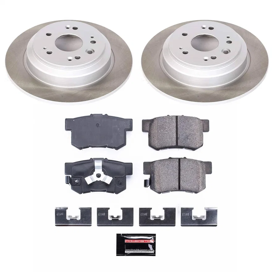 Rear SEMI-COATED ROTOR KIT for Honda