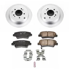 Rear Z17 COATED BRAKE KIT for Kia Amanti image 2