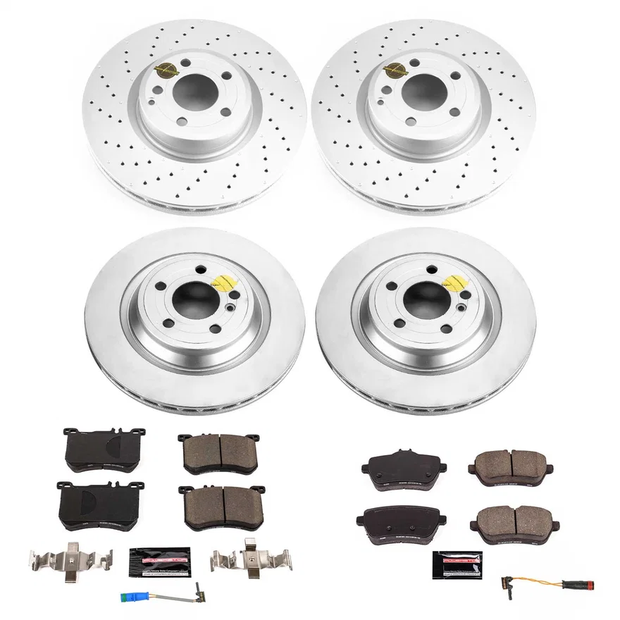 Front and Rear Z23 COATED BRAKE KIT for Mercedes-Benz