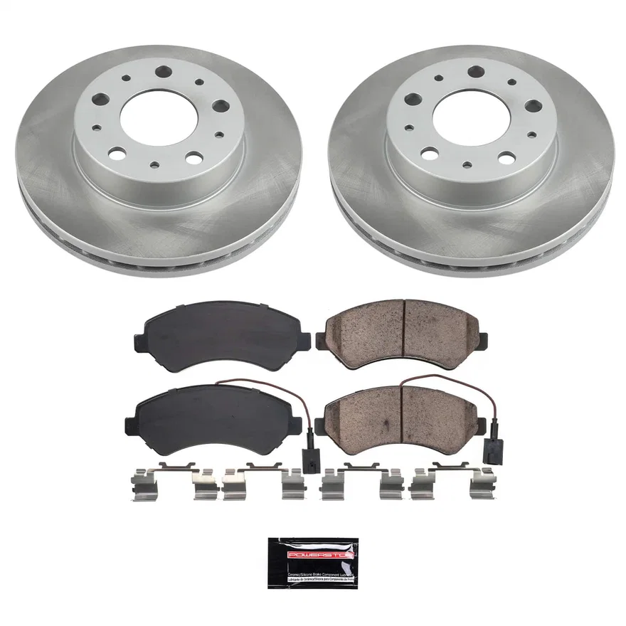 Front SEMI-COATED ROTOR KIT for Ram