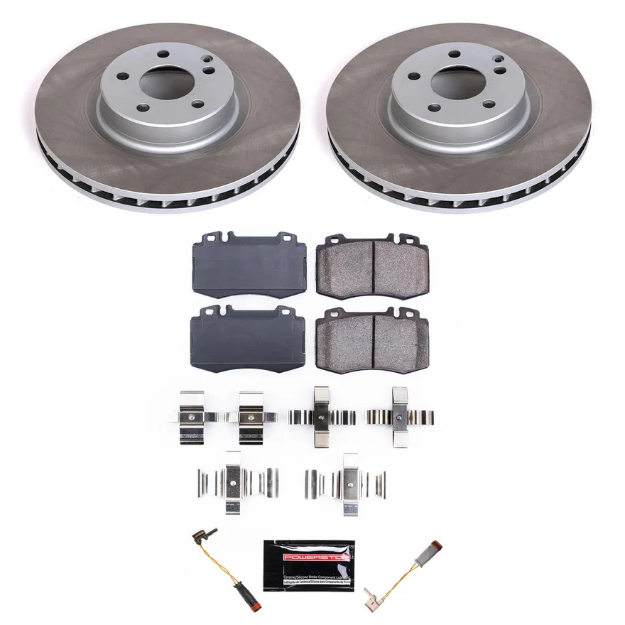 Front SEMI-COATED ROTOR KIT for Mercedes-Benz CLS500