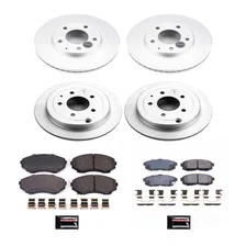 Front and Rear Z17 COATED BRAKE KIT for Mazda MPV image 2
