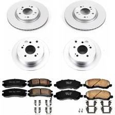 Front and Rear Z17 COATED BRAKE KIT for Mitsubishi image 2