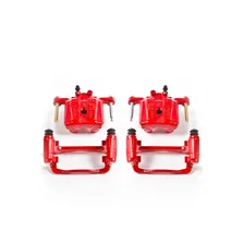 Rear RED CALIPER PAIR W/BRKT for Mitsubishi image 2